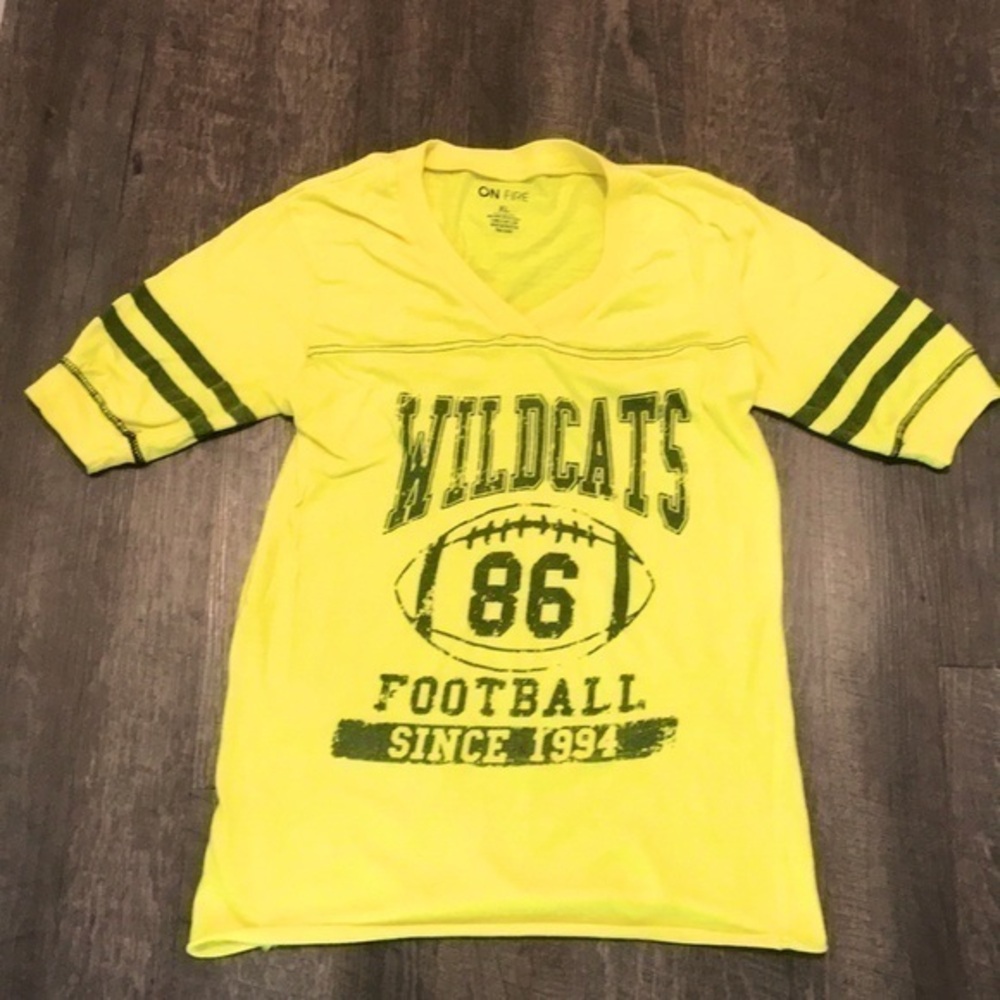 ON Fire football T Shirt